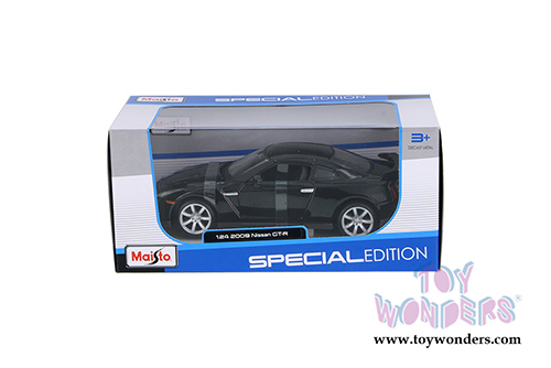 Maisto - Nissan GT-R Hardtop (2009, 1/24 scale diecast model car, Black) 31294BK