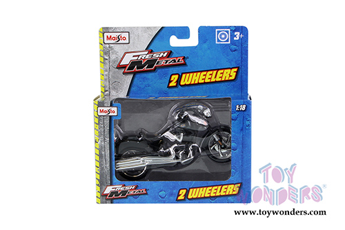 Maisto Fresh Metal -  2 Wheelers | Victory Kingpin&trade; 8-Ball Motorcycle (2010, 1/18 scale diecast model car, Black) 31300/KIG