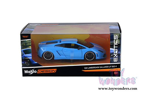 Maisto Design - Exotics | Lamborghini Gallardo LP 560-4 Hard Top (1/24 scale diecast model car, Blue) 31352BU