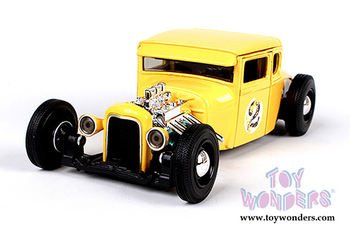 Maisto Design - Outlaws | Ford Model A #2 Hardtop (1929, 1/24 scale diecast model car, Yellow) 31354YL