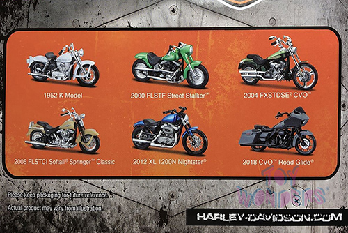 Maisto - Harley-Davidson Motorcycles Series 37 (1/18 scale diecast model car, Asstd.) 31360/37