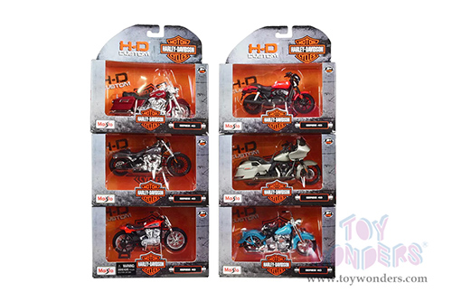 Maisto - Harley-Davidson Motorcycles Series 40 (1/18 scale diecast model car, Asstd.) 31360/40