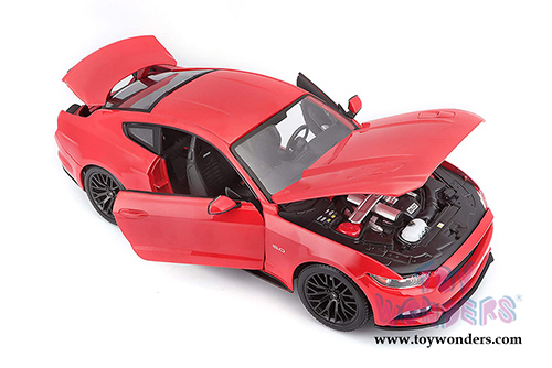 Maisto Special Edition - Ford Mustang GT Hard Top (2015, 1/24 scale diecast model car, Red) 31369R