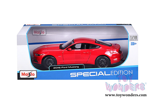 Maisto Special Edition - Ford Mustang GT Hard Top (2015, 1/24 scale diecast model car, Red) 31369R
