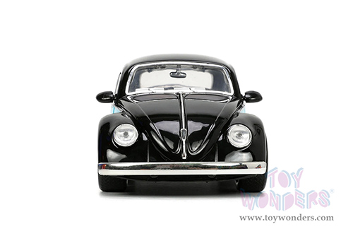 Jada Toys - I Love The 50's | Volkswagen Beetle Hardtop (1959, 1/24 scale diecast model car, Black) 31382