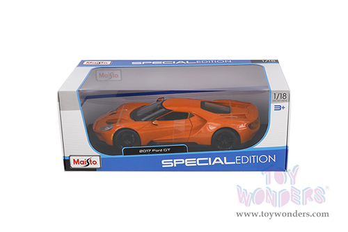Maisto Special Edition - Ford GT Hardtop (2017, 1/18 scale diecast model car, Orange) 31384OR