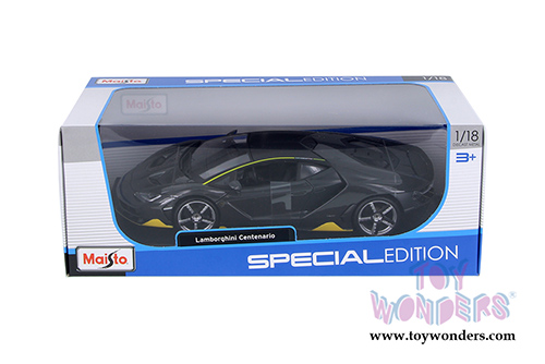 Maisto Special Edition - Lamborghini Centenario Hardtop (1/18 scale diecast model car, Grey) 31386GY