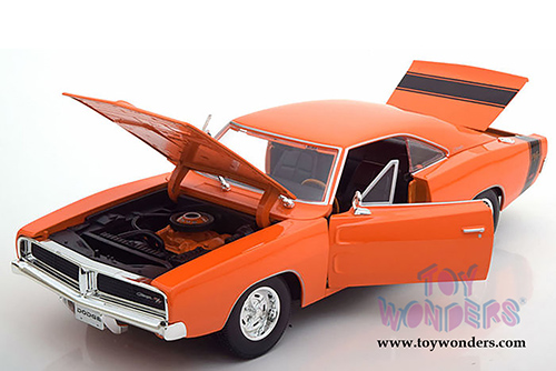  Maisto - Special Edition | Dodge Charger R/T Hardtop (1969, 1/18 scale diecast model car, Orange) 31387OR