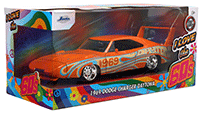 Jada Toys - I Love The 60's | Dodge Charger Daytona (1969, 1/24 scale diecast model car, Orange) 31389