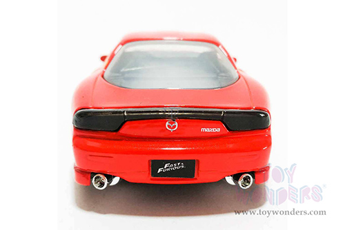 Jada Toys Fast & Furious - Juliu's Mazda RX-7 (1/32 scale diecast model car, Orange) 31442
