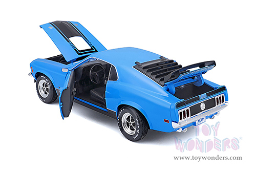 Maisto Special Edition - Ford Mustang Mach 1 428 Hardtop (1970, 1/18 scale diecast model car, Blue) 31453BU