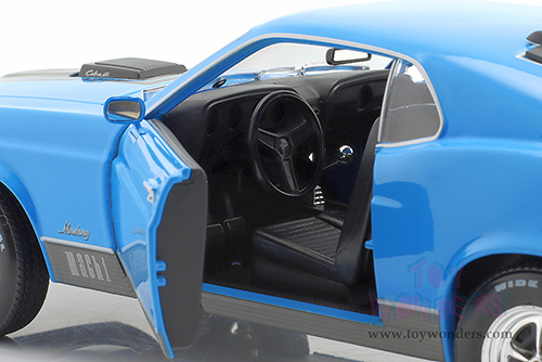 Maisto Special Edition - Ford Mustang Mach 1 428 Hardtop (1970, 1/18 scale diecast model car, Blue) 31453BU