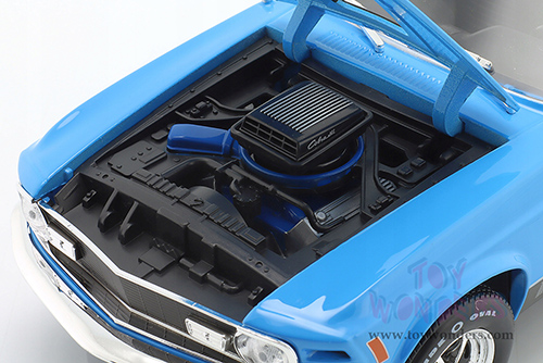 Maisto Special Edition - Ford Mustang Mach 1 428 Hardtop (1970, 1/18 scale diecast model car, Blue) 31453BU
