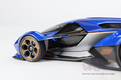  Maisto - Special Edition | Lamborghini V12 Vision Gran Turismo (1/18 scale diecast model car, Blue) 31454BU