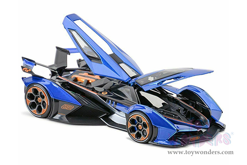  Maisto - Special Edition | Lamborghini V12 Vision Gran Turismo (1/18 scale diecast model car, Blue) 31454BU