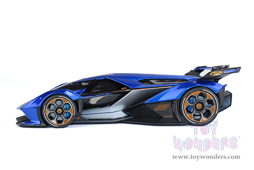  Maisto - Special Edition | Lamborghini V12 Vision Gran Turismo (1/18 scale diecast model car, Blue) 31454BU