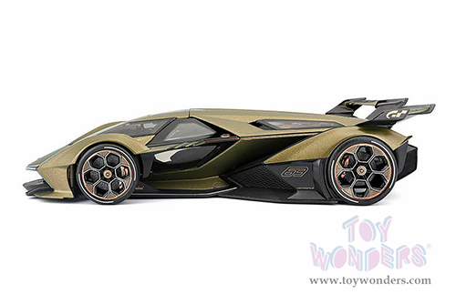  Maisto - Special Edition | Lamborghini V12 Vision Gran Turismo (1/18 scale diecast model car, Matte Green) 31454GN