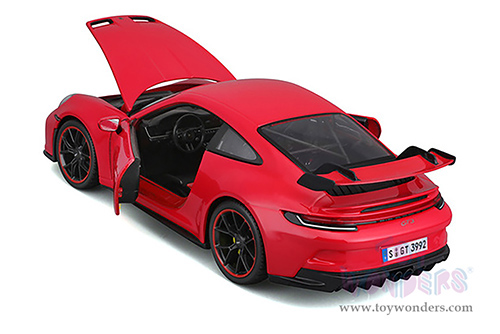 Maisto - Special Edition | Porsche 911 GT3 Hardtop (2022, 1/18 scale diecast model car, Red) 31458R