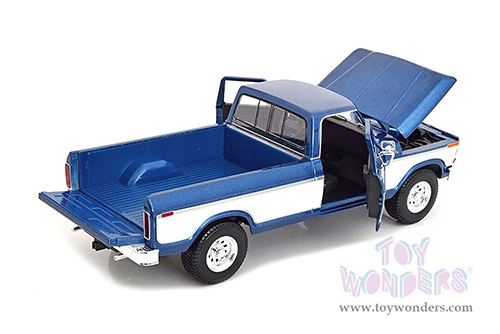 Maisto Special Edition - Ford F150 Pickup (1979, 1/18 scale diecast model car, Blue/White) 31462BU