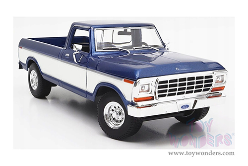 Maisto Special Edition - Ford F150 Pickup (1979, 1/18 scale diecast model car, Blue/White) 31462BU