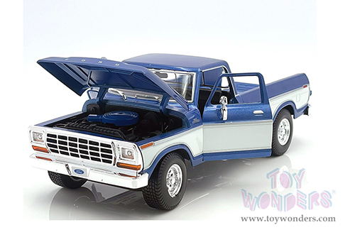 Maisto Special Edition - Ford F150 Pickup (1979, 1/18 scale diecast model car, Blue/White) 31462BU