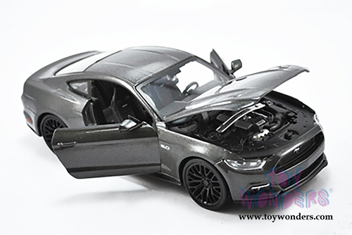 Maisto - Ford Mustang GT Hard Top (2015, 1/24 scale diecast model car, Gray) 31508GY