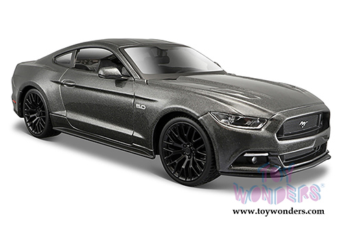 Maisto - Ford Mustang GT Hard Top (2015, 1/24 scale diecast model car, Gray) 31508GY