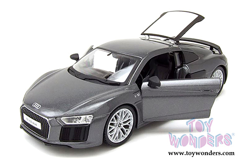 Maisto - Special Edition | Audi R8 V10 Plus Hard Top (1/24 scale diecast model car, Gray) 31513GY