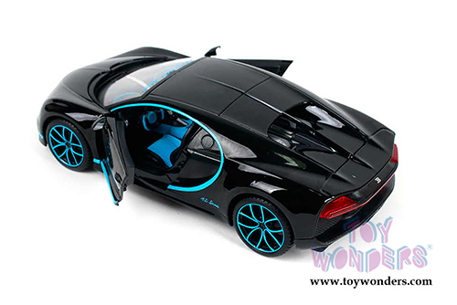  Maisto - Special Edition | Bugatti Chiron 42 Hardtop (1/24 scale diecast model car, Black) 31514BK