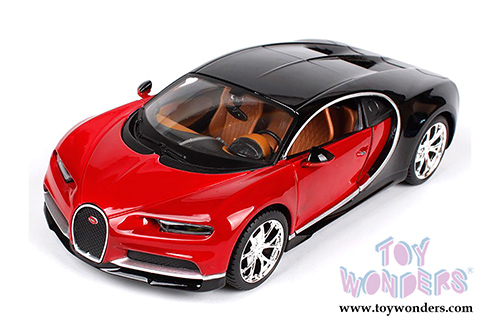 Maisto - Special Edition | Bugatti Chiron Hardtop (1/24 scale diecast model car, Red/Black) 31514R