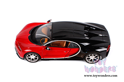 Maisto - Special Edition | Bugatti Chiron Hardtop (1/24 scale diecast model car, Red/Black) 31514R