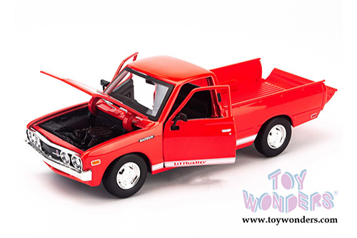 Showcasts Collectibles - Datsun 620 Pickup Truck (1973, 1/24 scale diecast model car, Red) 34522