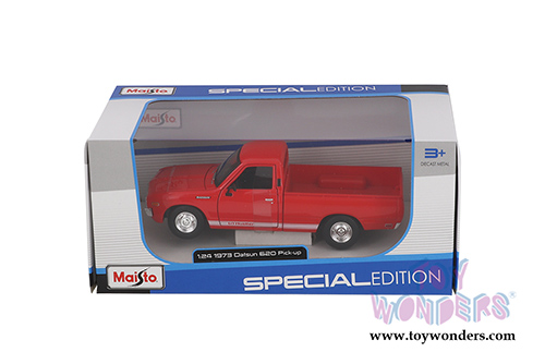 Maisto - Special Edition | Datsun 620 Pickup Truck (1973, 1/24 scale diecast model car, Red) 31522R