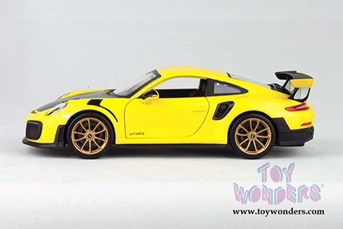 Maisto - Special Edition | Porsche 911 GT2 RS Hardtop (2018, 1/24 scale diecast model car, Yellow/Black) 31523YL