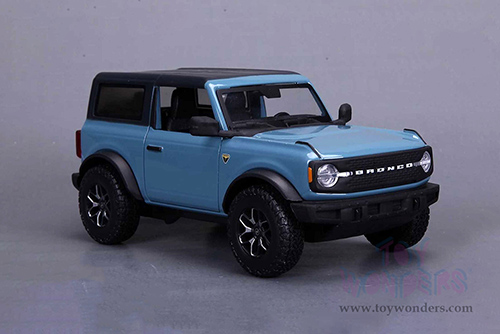  Maisto - Special Edition | Ford Bronco Badlands (2021, 1/24 scale diecast model car, Area 51 Blue) 31530BU