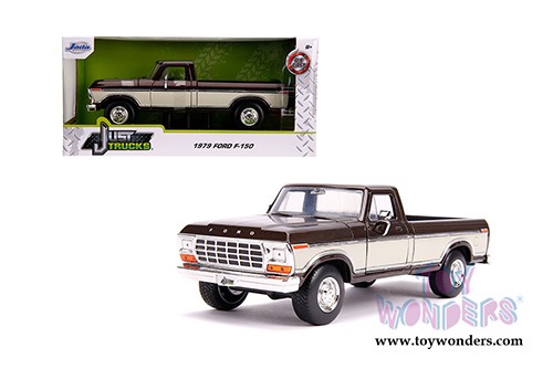 Jada Toys Just Trucks - Ford F-150 Stock Pickup (1979, 1/24 scale diecast model car, Metallic Brown/Cream) 31588/4