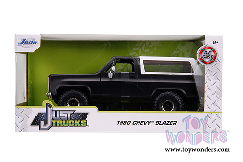 Jada Toys Just Trucks - Chevrolet&reg; Blazer K5 Off Road (1980, 1/24 scale diecast model car, Primer Black) 31590