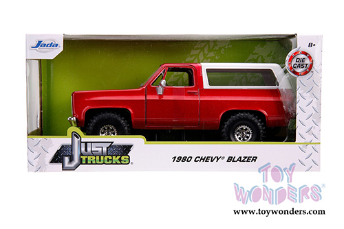 Jada Toys Just Trucks - Chevrolet&reg; Blazer K5 Off Road (1980, 1/24 scale diecast model car, Metallic Red) 31594