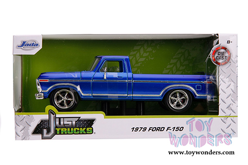 Jada Toys Just Trucks - Ford F-150 Custom Pickup (1979, 1/24 scale diecast model car, Candy Blue) 31597