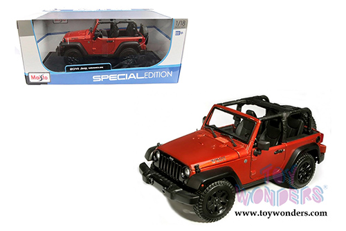 Maisto - Special Edition | Jeep&reg; Wrangler Topless (2014, 1/18 scale diecast model car, Copper) 31610CO