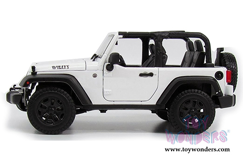  Maisto - Special Edition | Jeep&reg; Wrangler Topless (2014, 1/18 scale diecast model car, White) 31610W