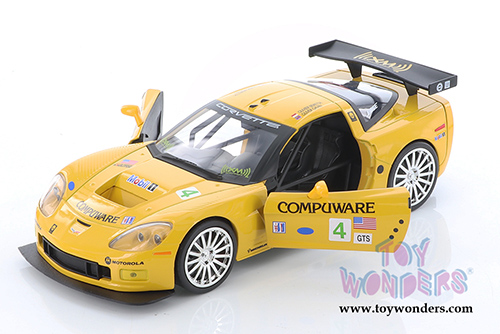 Jada Toys Bigtime Muscle - Chevrolet&reg; Corvette&reg; C6-R #4 Olivier Beretta - Oliver Gavin - Compuware (2005, 1/24 scale diecast model car, Asstd.) 31652DP1