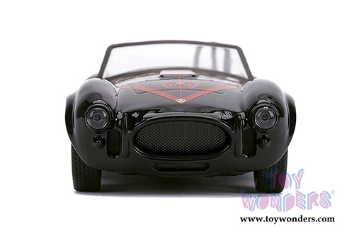 Jada Toys - Hollywood Rides | Marvel Spider Man Shelby Cobra 427 S/C (1965, 1/32 scale diecast model car, Black) 31743