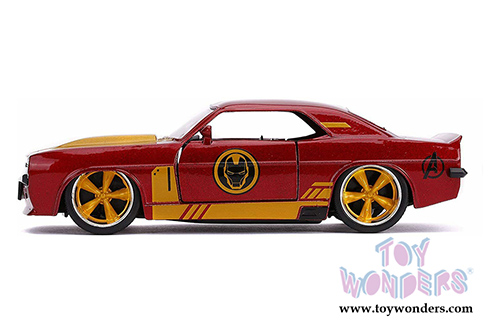 Jada Toys - Hollywood Rides | Marvel Avengers Iron Man Chevrolet&reg; Camaro&reg; SS (1969, 1/32 scale diecast model car, Red/Gold) 31744