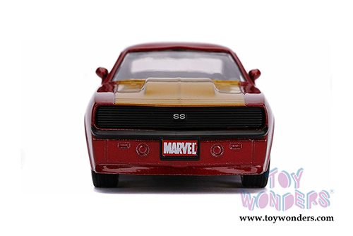 Jada Toys - Hollywood Rides | Marvel Avengers Iron Man Chevrolet&reg; Camaro&reg; SS (1969, 1/32 scale diecast model car, Red/Gold) 31744
