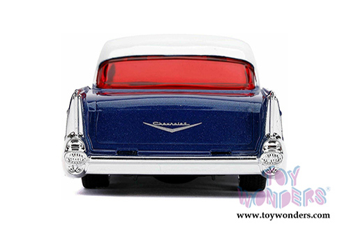 Jada Toys - Hollywood Rides | Marvel Avengers Falcon Chevrolet&reg; Bel Air&reg; (1957, 1/32 scale diecast model car, Blue/Red) 31762