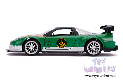 Jada Toys - Power Rangers Honda NSX Type-R Japan Spec Green Ranger (2002, 1/32 scale diecast model car, Green) 31843/24