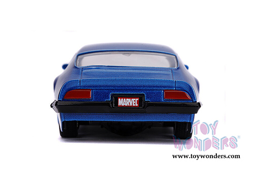 Jada Toys - Hollywood Rides | Marvel Avengers Captain America Pontiac&reg; Firebird&reg; (1972, 1/32 scale diecast model car, Blue) 31845/24