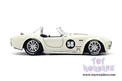Jada Toys Bigtime Muscle - Shelby Cobra 427 S/C® (1965, 1/24 scale diecast model car, Off White) 31864/4