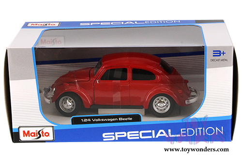 Maisto - Volkswagen Beetle Hardtop (1/24 scale diecast model car, Red) 31926R